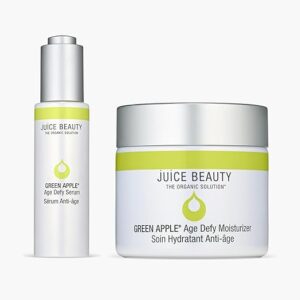 Green Apple Age Defy Moisturizer (60 mL) + Age Defy Serum (30 mL) - Vegan, Cruelty Free